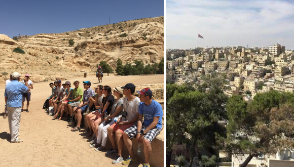 Students visiting Jordan and Israel are studying how the two nations cooperate to advance environmental sustainability.